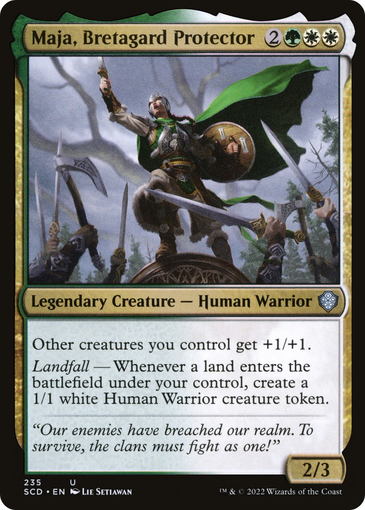 Maja, Bretagard Protector (SCD-235) - Starter Commander Decks