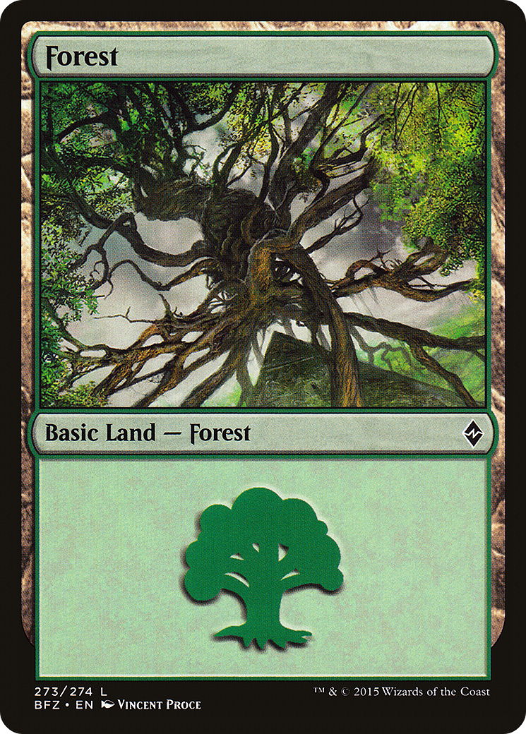 Forest (273) (BFZ-273) - Battle for Zendikar