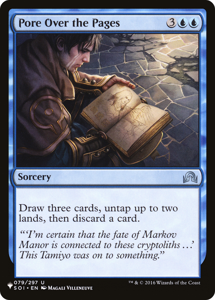 Pore Over the Pages (LIST-SOI-79) - The List