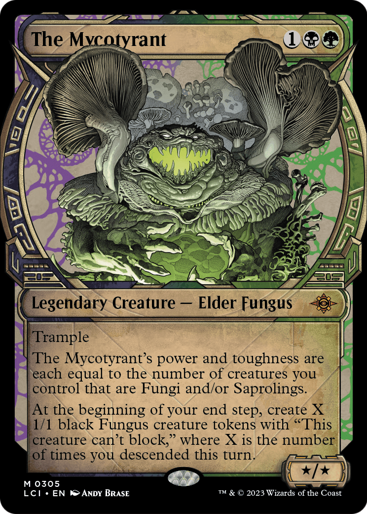 The Mycotyrant (Showcase) (LCI-305) - The Lost Caverns of Ixalan: (Showcase) Foil
