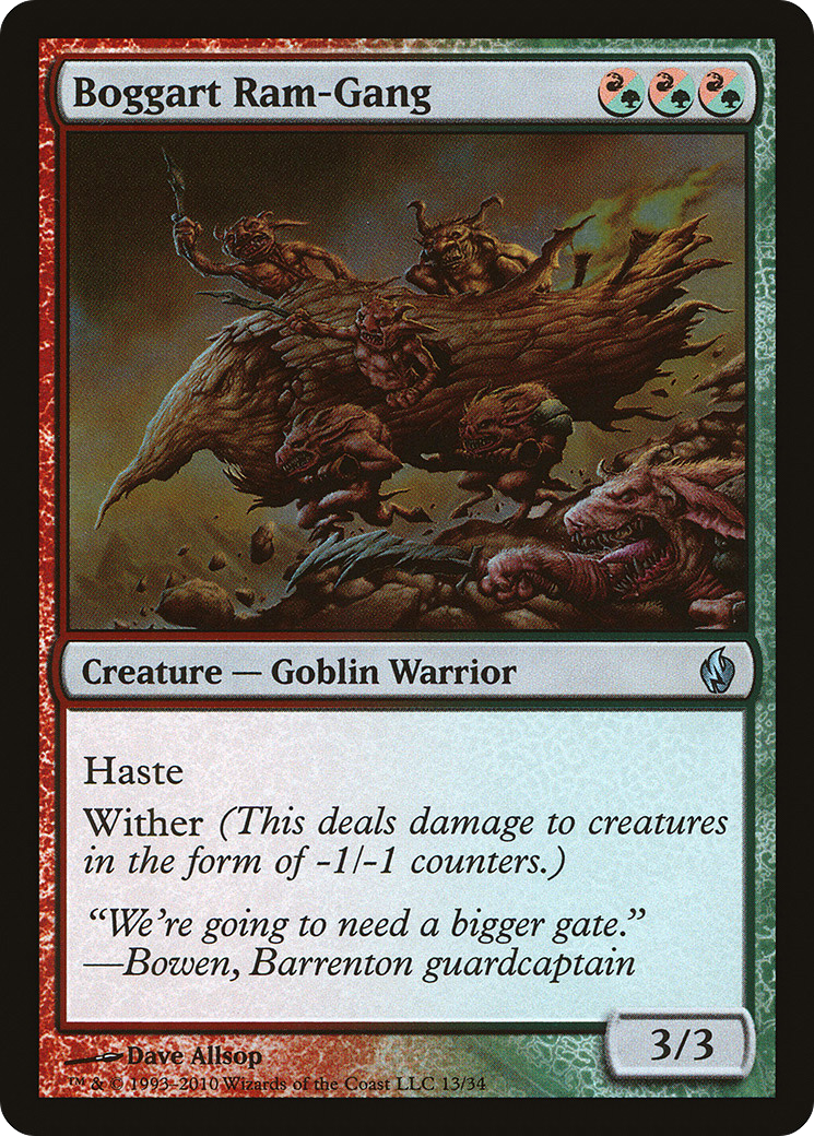 Boggart Ram-Gang (PD2-013) - Premium Deck Series: Fire and Lightning Foil