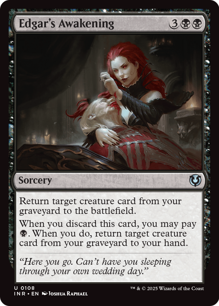 Edgar's Awakening (INR-108) - Innistrad Remastered Foil