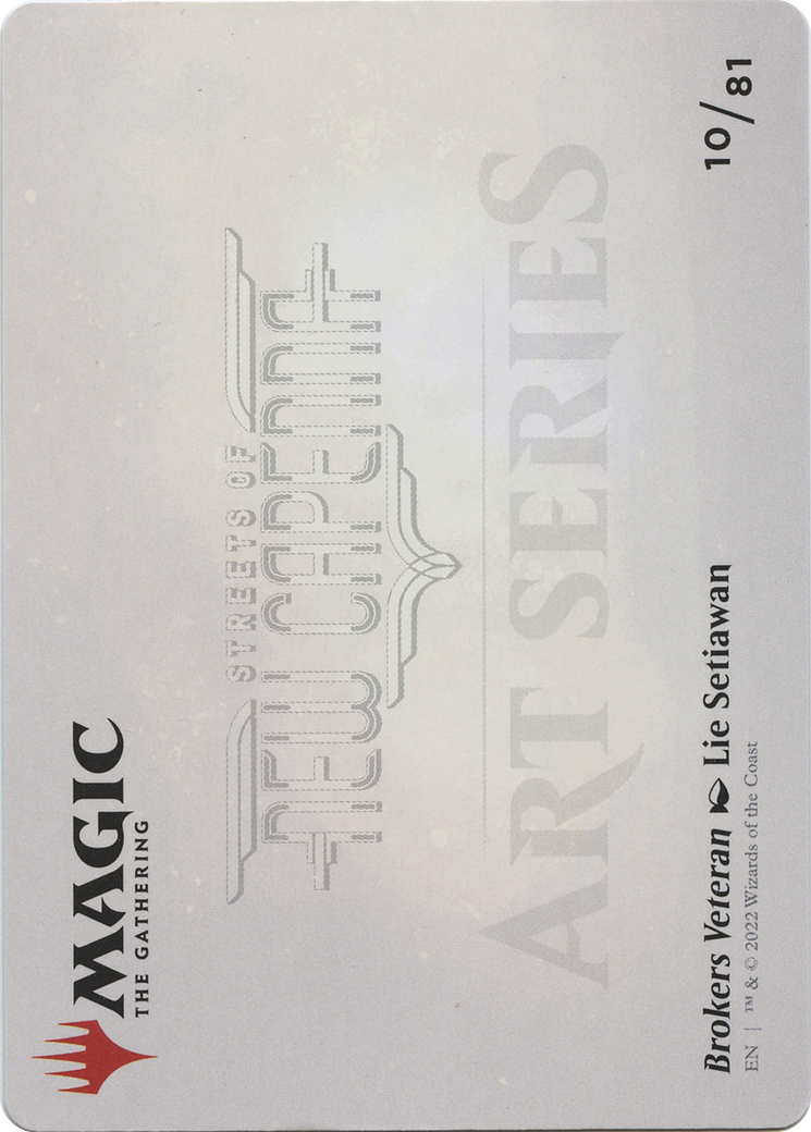 Brokers Veteran // Brokers Veteran (ASNC-010) - New Capenna Art Series (Borderless)