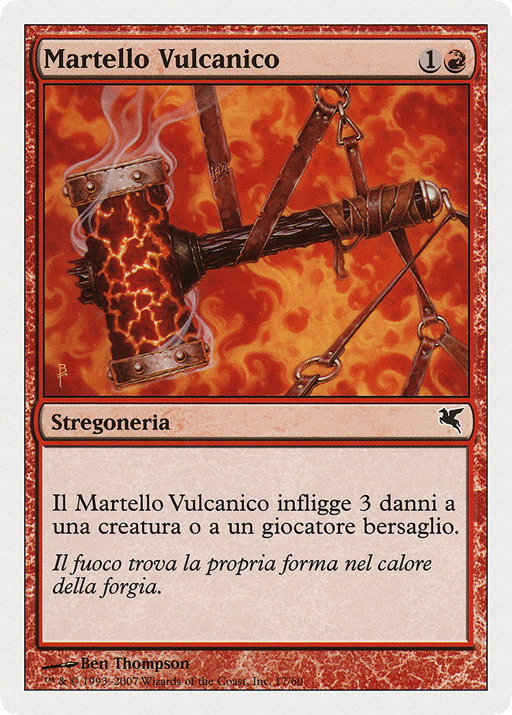 Volcanic Hammer (Italian) - "Martello Vulcanico" (K17) (PSAL-K17) - Salvat 2005