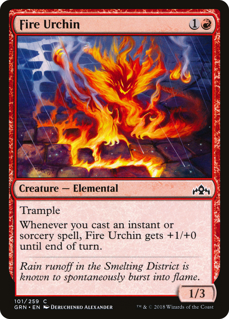 Fire Urchin (GRN-101) - Guilds of Ravnica
