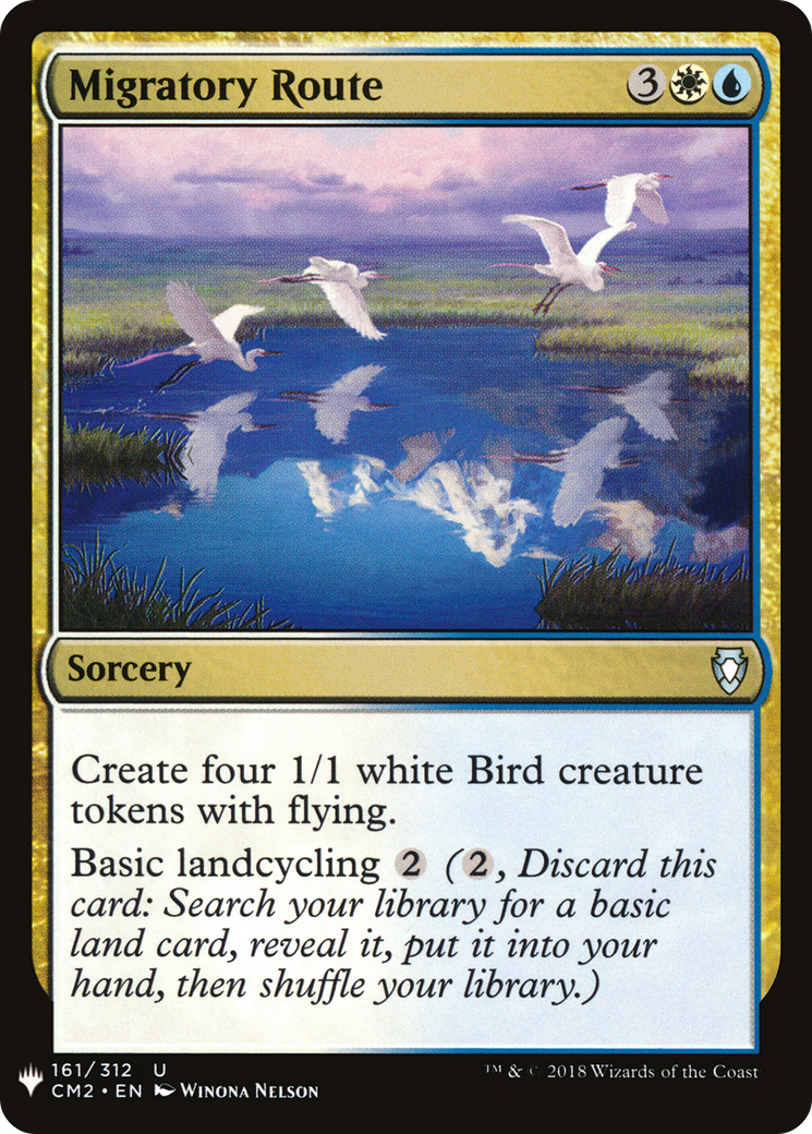 Migratory Route (LIST-CM2-161) - The List