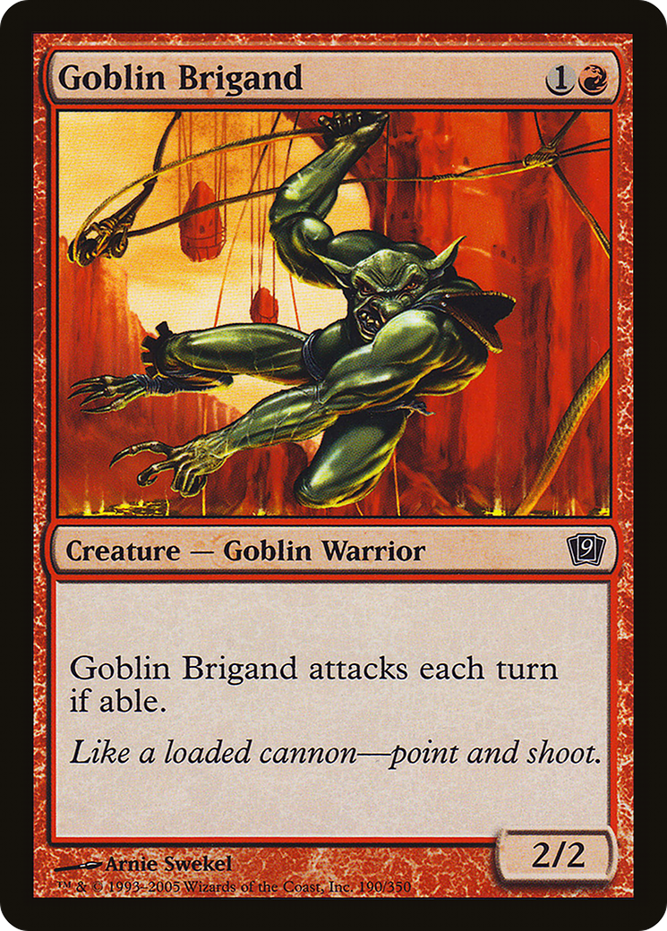 Goblin Brigand (9ED-190) - 9th Edition Foil