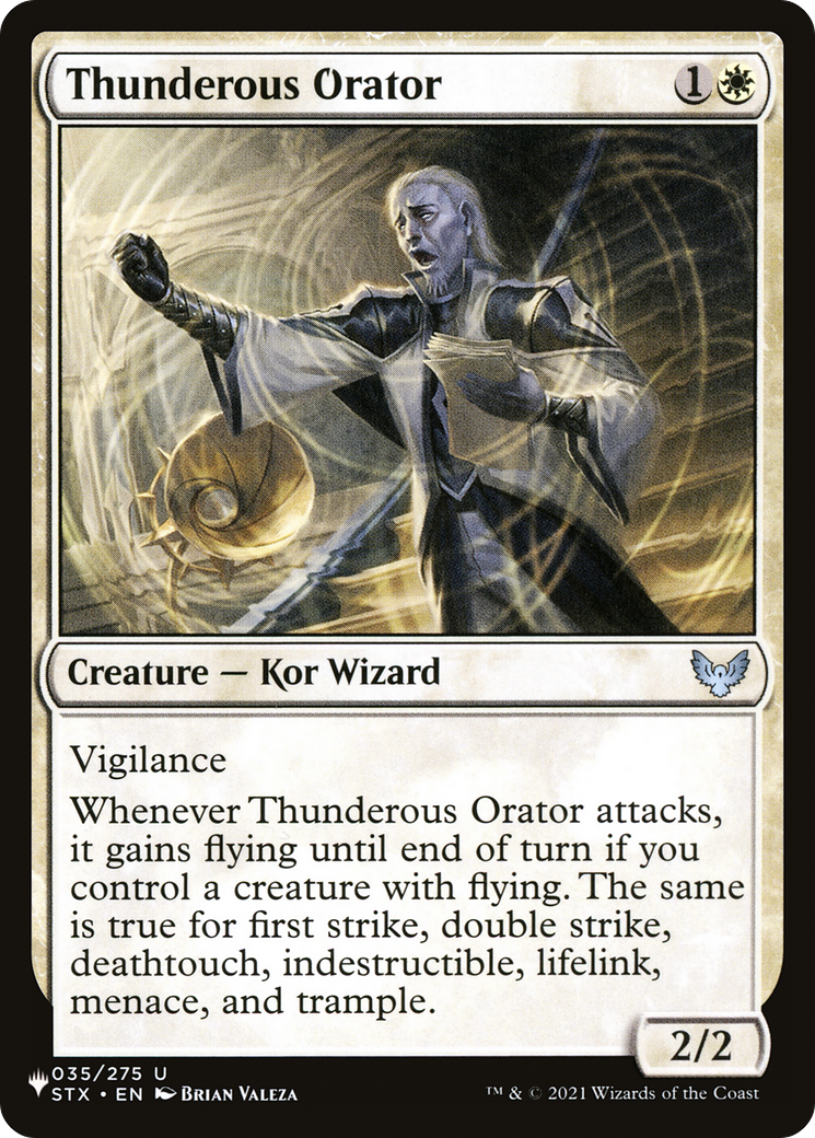 Thunderous Orator (LIST-STX-35) - The List