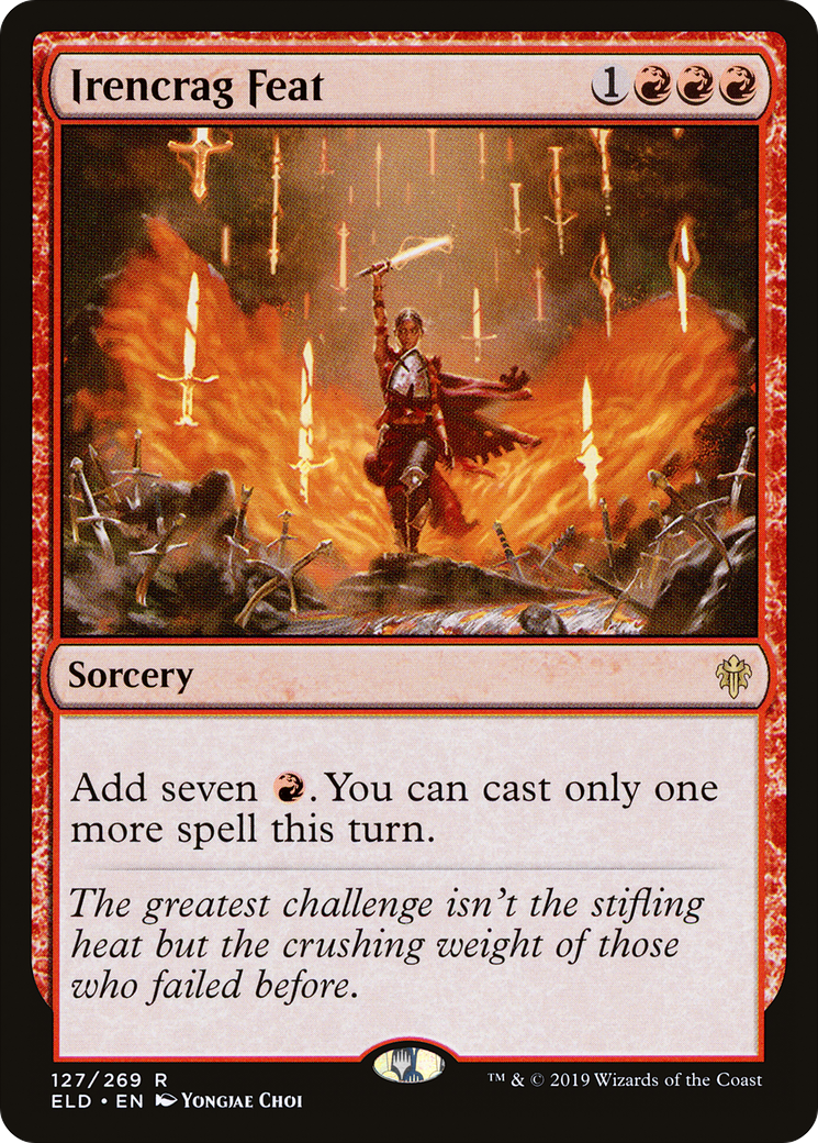 Irencrag Feat (ELD-127) - Throne of Eldraine Foil