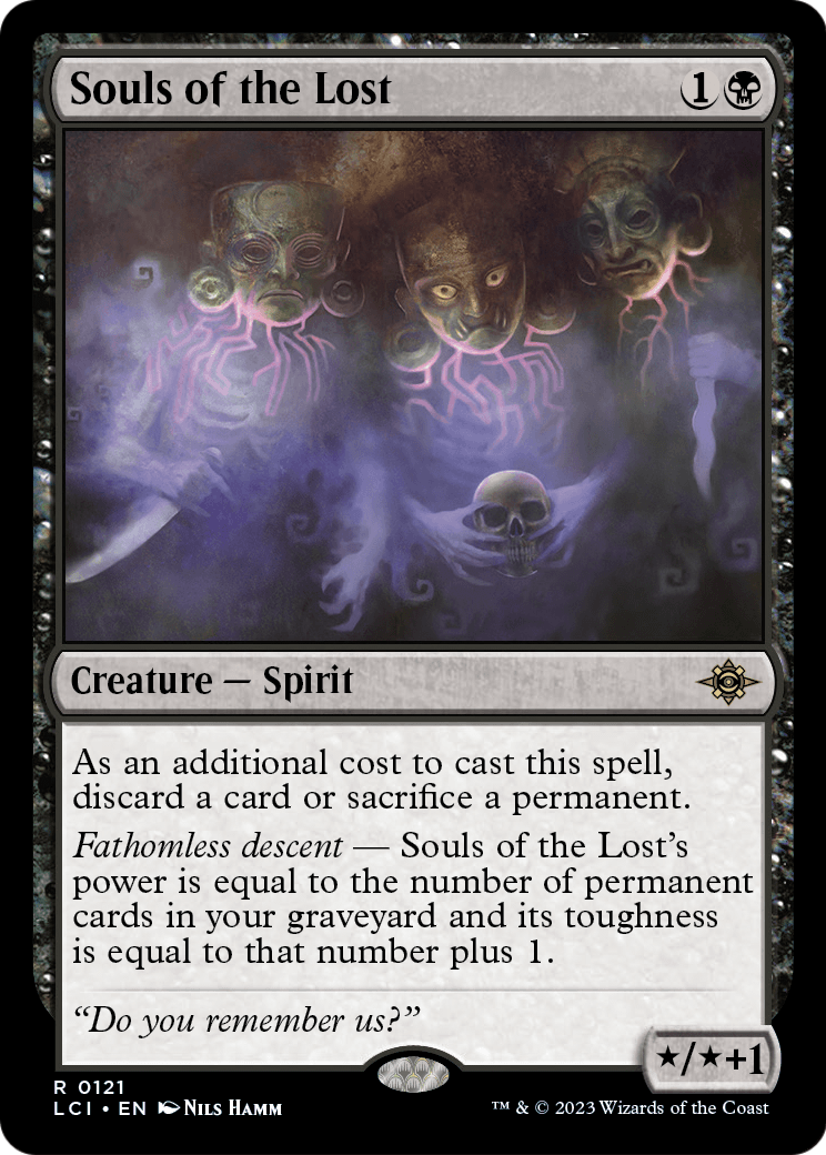 Souls of the Lost (LCI-121) - The Lost Caverns of Ixalan Foil