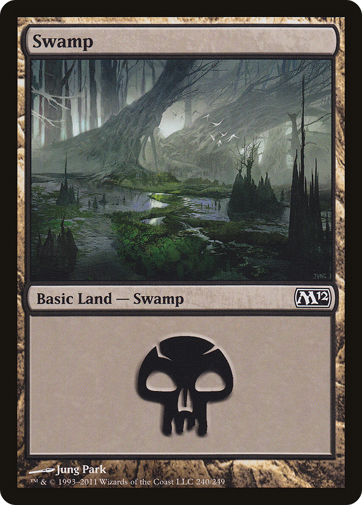 Swamp (240) (M12-240) - Magic 2012 Foil