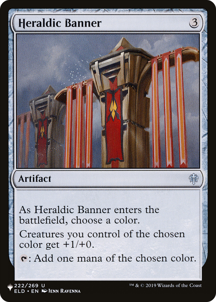 Heraldic Banner (LIST-ELD-222) - The List