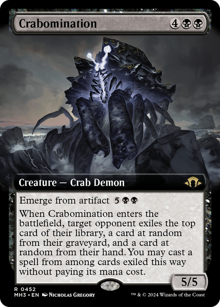 Crabomination (Extended Art) (MH3-452) - Modern Horizons 3: (Extended Art) Foil
