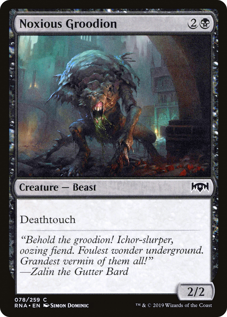 Noxious Groodion (RNA-078) - Ravnica Allegiance Foil