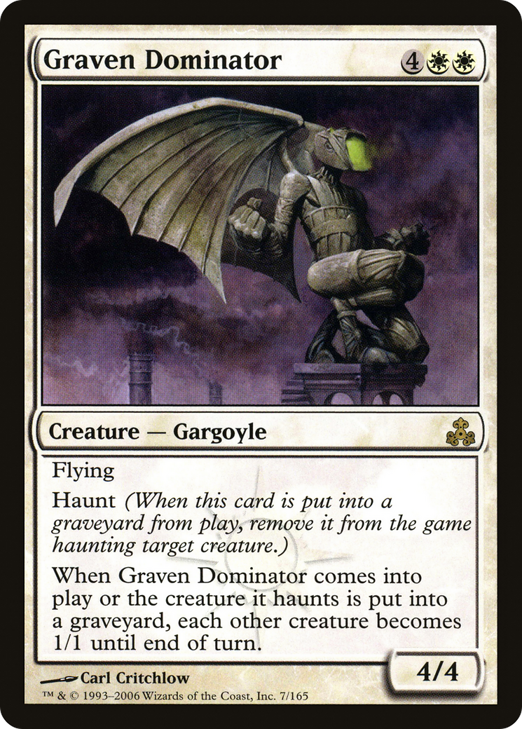 Graven Dominator (GPT-007) - Guildpact Foil