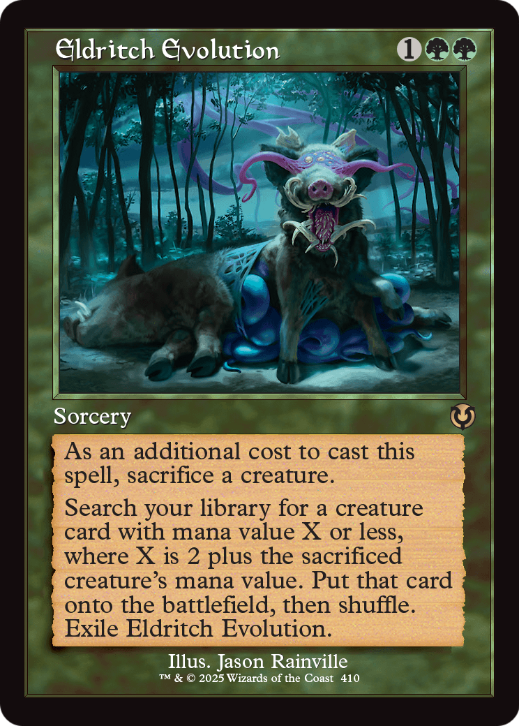 Eldritch Evolution (Retro Frame) (INR-410) - Innistrad Remastered Foil