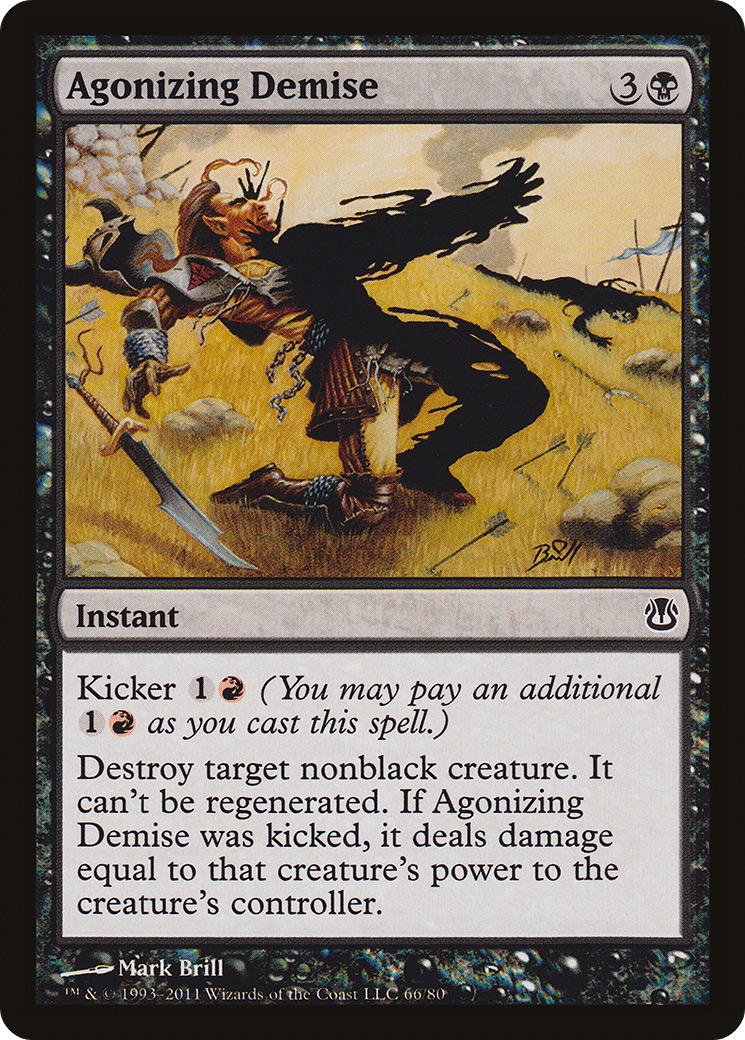 Agonizing Demise (DDH-066) - Duel Decks: Ajani vs. Nicol Bolas
