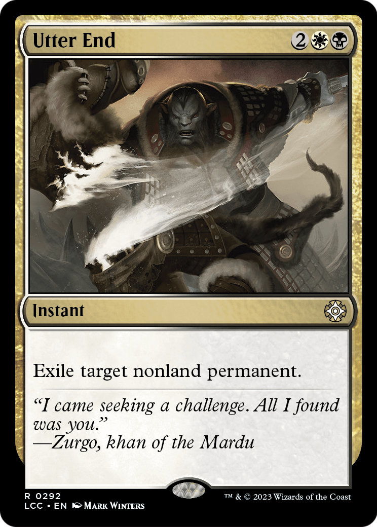 Utter End (LCC-292) - The Lost Caverns of Ixalan Commander