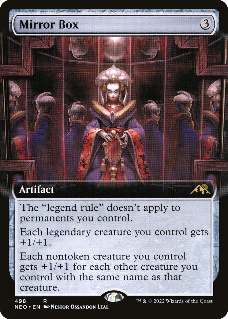 Mirror Box (Extended Art) (NEO-498) - Kamigawa: Neon Dynasty: (Extended Art) Foil