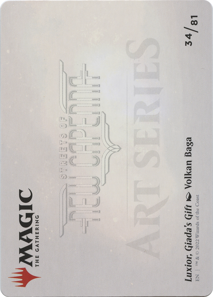 Luxior, Giada's Gift // Luxior, Giada's Gift (ASNC-034) - New Capenna Art Series (Borderless)