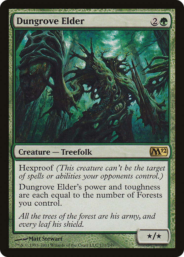 Dungrove Elder (M12-171) - Magic 2012 Foil