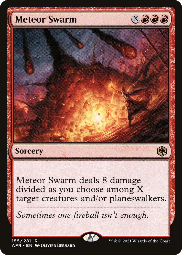Meteor Swarm (AFR-155) - Adventures in the Forgotten Realms Foil