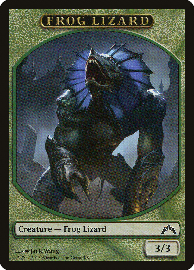 Frog Lizard Token (GTC-003) - Gatecrash Tokens