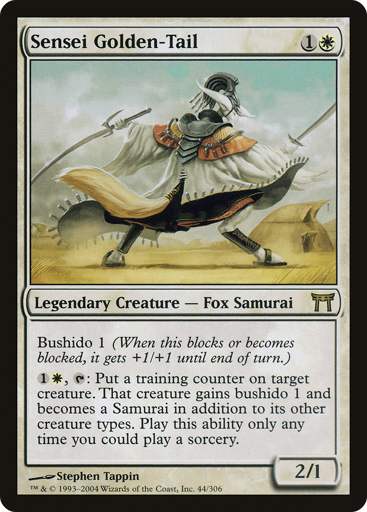 Sensei Golden-Tail (CHK-044) - Champions of Kamigawa Foil