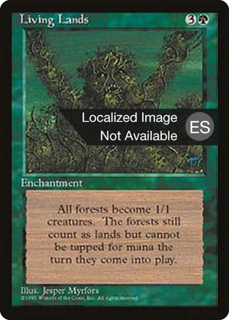 Living Lands (4BB-) - Fourth Edition Foreign Black Border