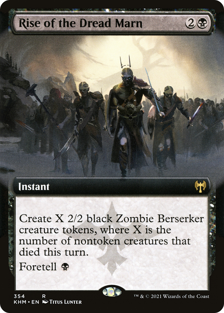 Rise of the Dread Marn (Extended Art) (KHM-354) - Kaldheim: (Extended Art) Foil