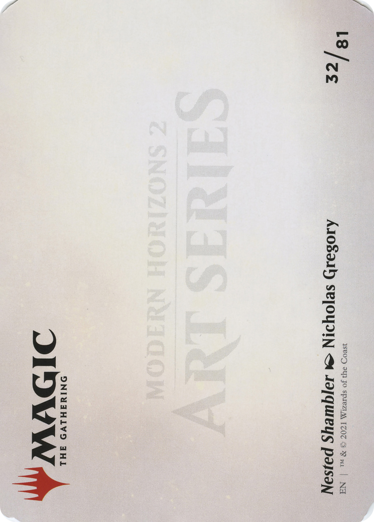 Nested Shambler // Nested Shambler (AMH2-032) - Modern Horizons 2 Art Series (Borderless) Foil