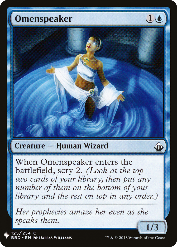 Omenspeaker (LIST-BBD-125) - The List
