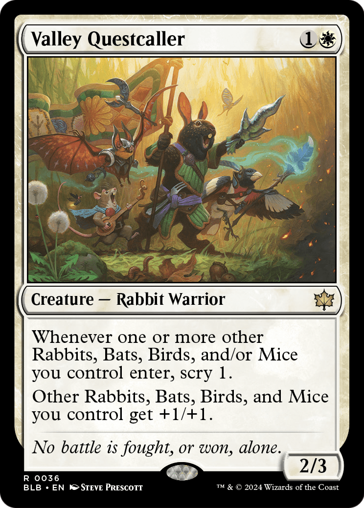 Valley Questcaller (BLB-036) - Bloomburrow