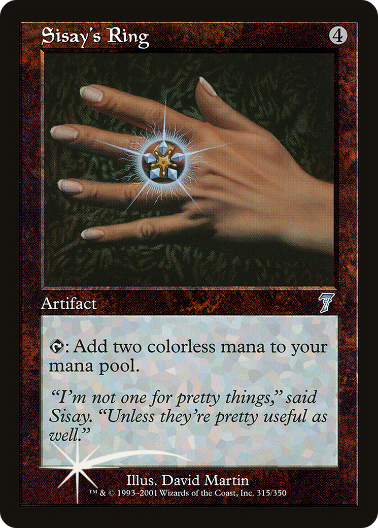 Sisay's Ring (7ED-315★) - 7th Edition