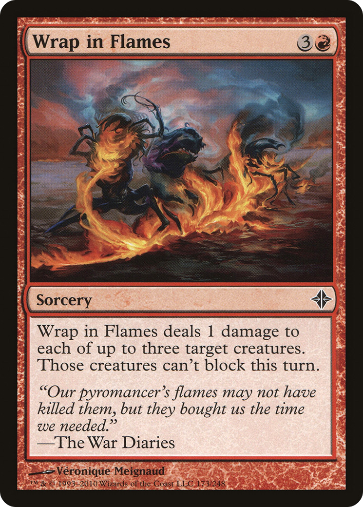 Wrap in Flames (ROE-173) - Rise of the Eldrazi Foil