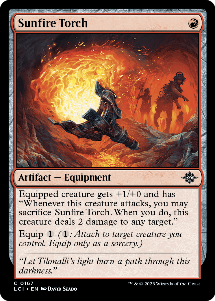 Sunfire Torch (LCI-167) - The Lost Caverns of Ixalan Foil