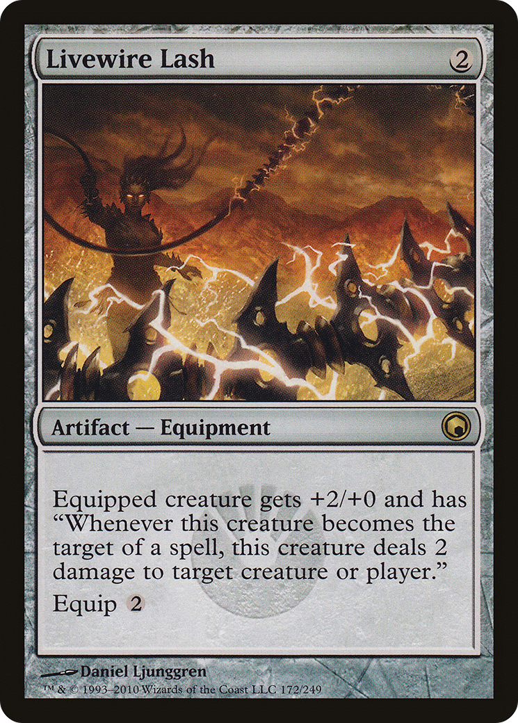 Livewire Lash (SOM-172) - Scars of Mirrodin Foil