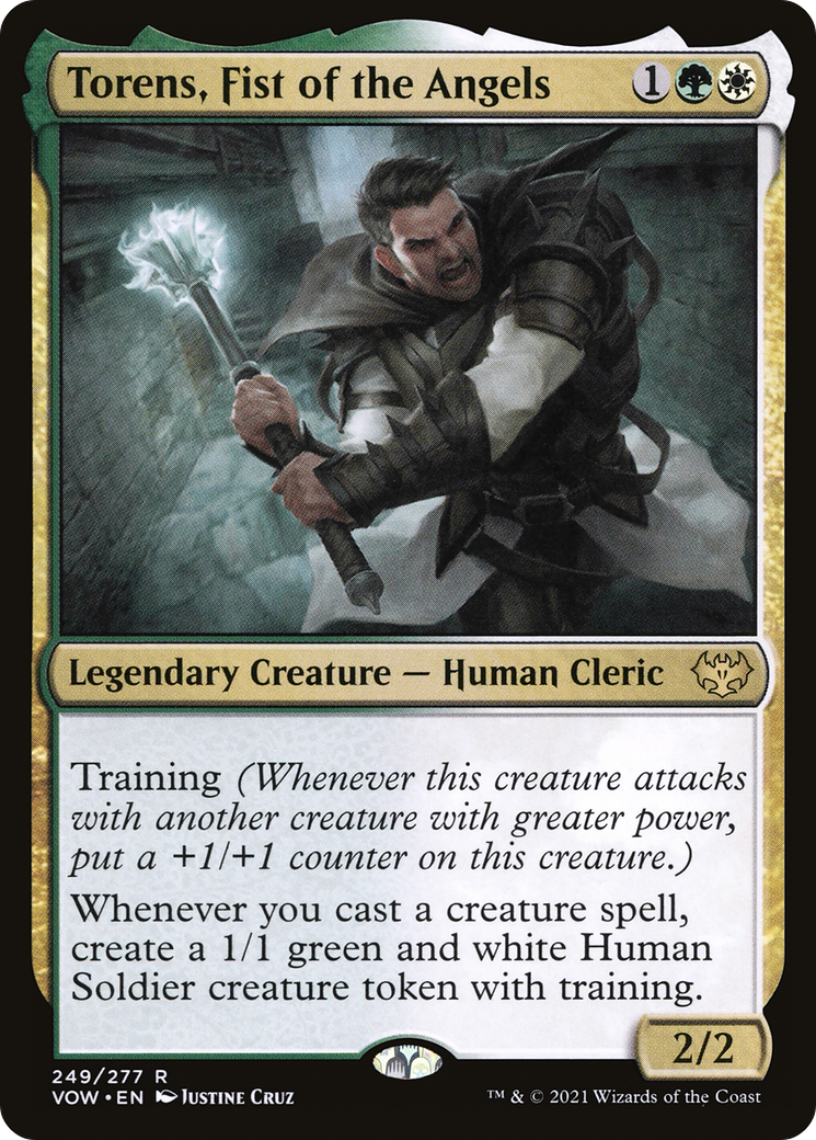 Torens, Fist of the Angels (VOW-249) - Innistrad: Crimson Vow Foil