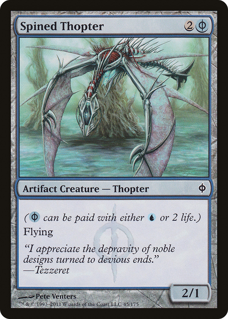 Spined Thopter (NPH-045) - New Phyrexia Foil
