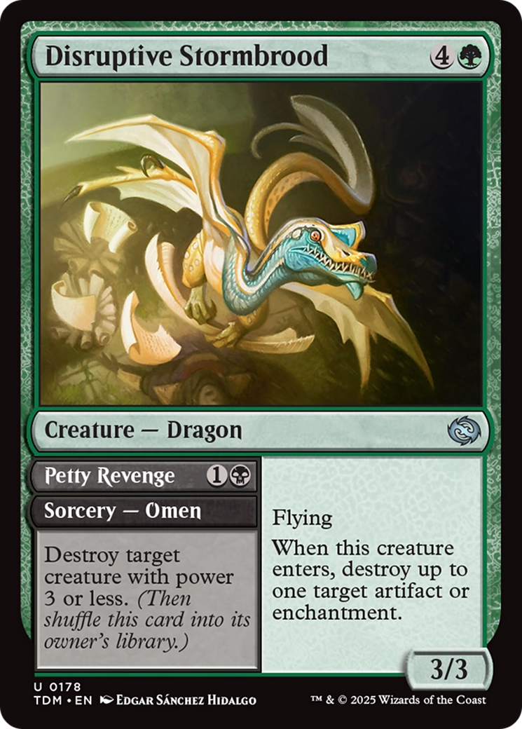 Disruptive Stormbrood (TDM-178) - Tarkir: Dragonstorm