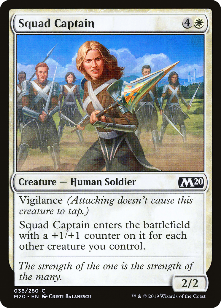 Squad Captain (M20-038) - Core Set 2020