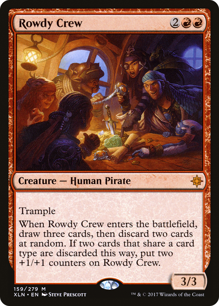 Rowdy Crew (XLN-159) - Ixalan Foil