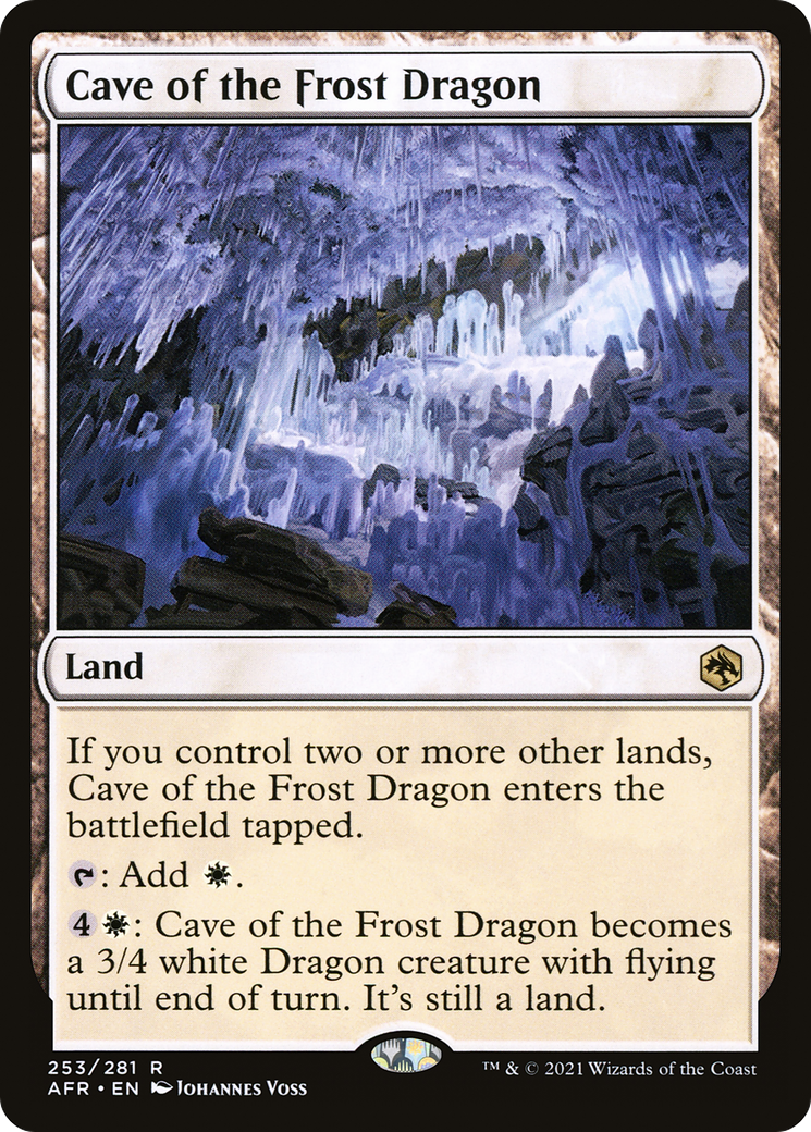 Cave of the Frost Dragon (AFR-253) - Adventures in the Forgotten Realms