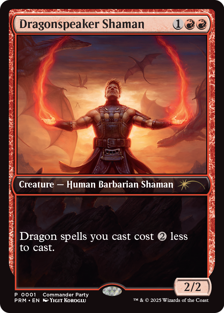 Dragonspeaker Shaman (WPN-001) - Wizards Play Network 2025