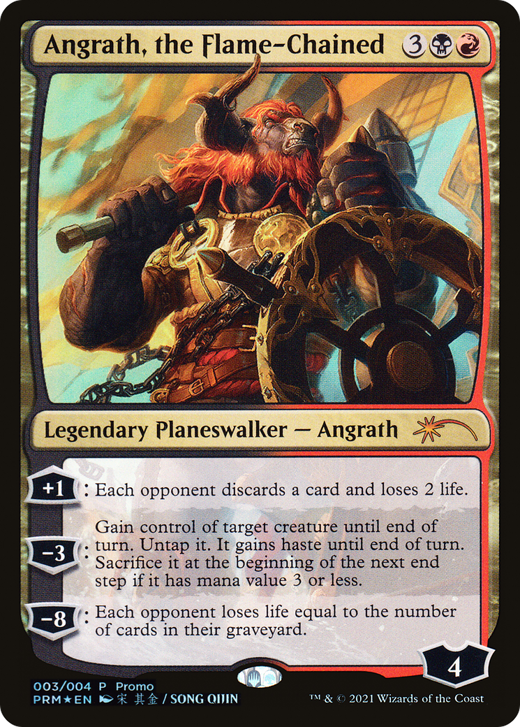 Angrath, the Flame-Chained (UMP-003) - Year of the Ox 2021 Foil