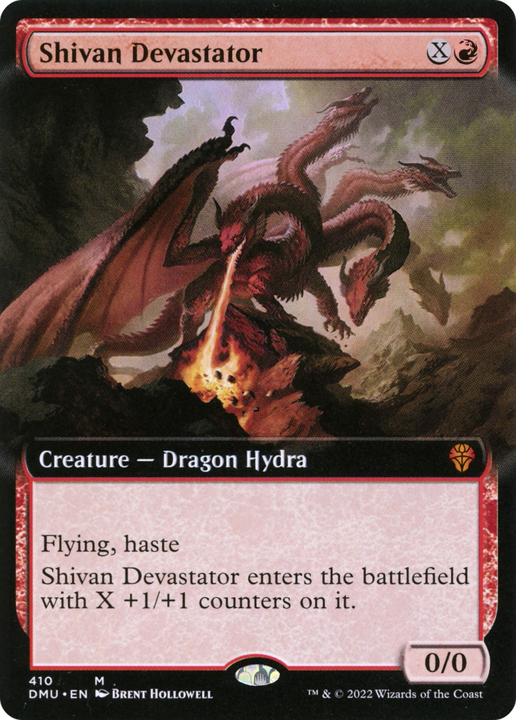 Shivan Devastator (Extended Art) (DMU-410) - Dominaria United: (Extended Art) Foil