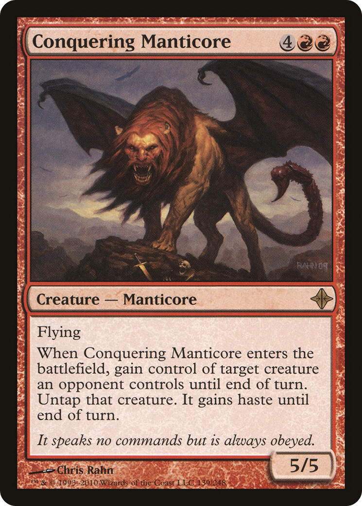 Conquering Manticore (ROE-139) - Rise of the Eldrazi Foil