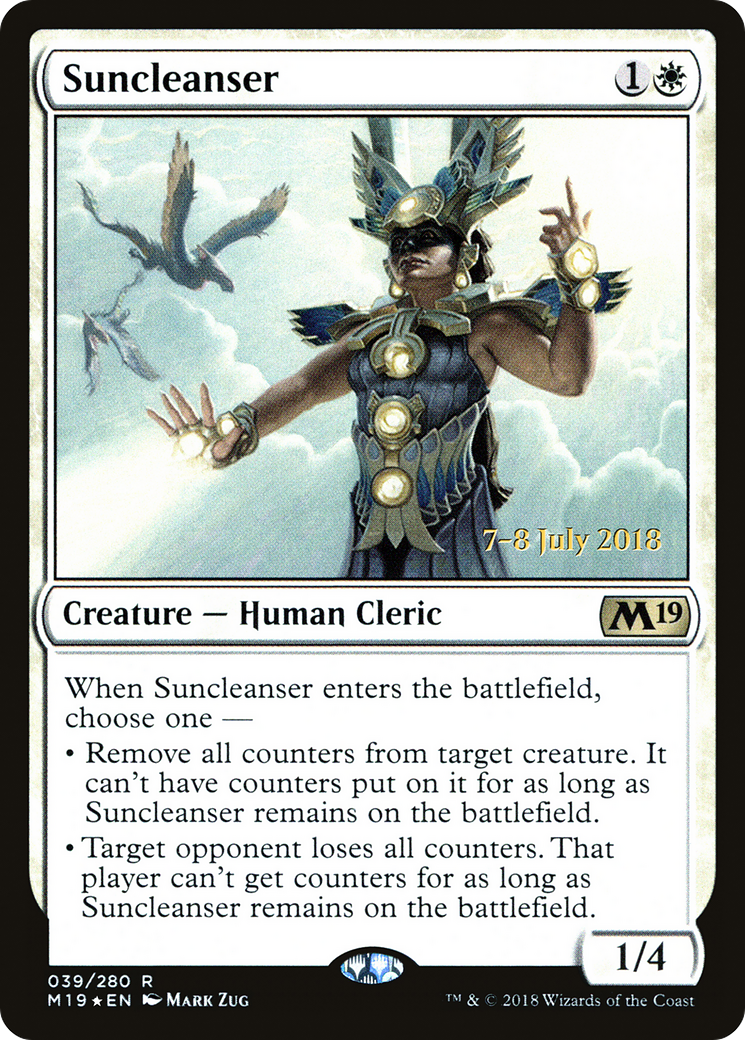 Suncleanser (PRE-39S) - Core Set 2019 Promos Foil