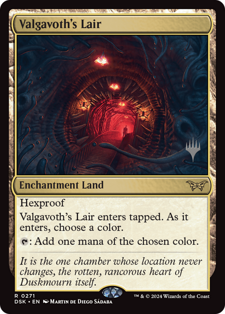 Valgavoth's Lair (PPDSK-271) - Duskmourn: House of Horror Promos