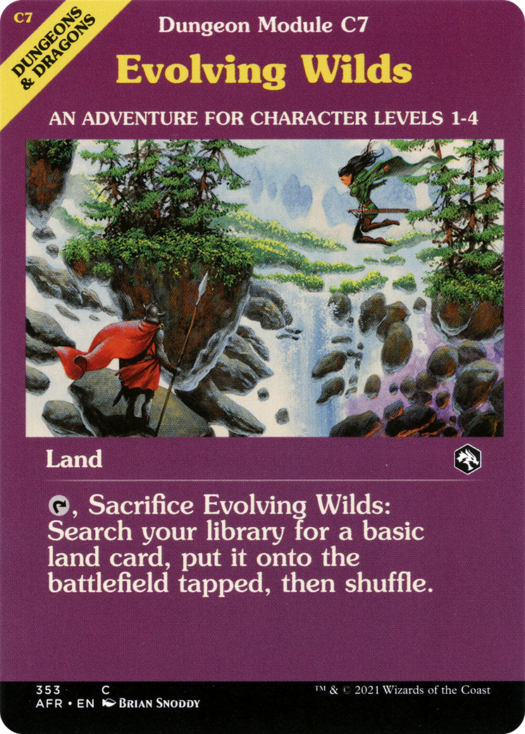 Evolving Wilds (Dungeon Module) (AFR-353) - Adventures in the Forgotten Realms: (Showcase)
